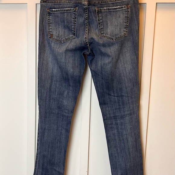 Kut From The Kloth Jeans Womens Distressed Cameron Straight Leg 31 X 28 No Tags - Picture 9 of 10